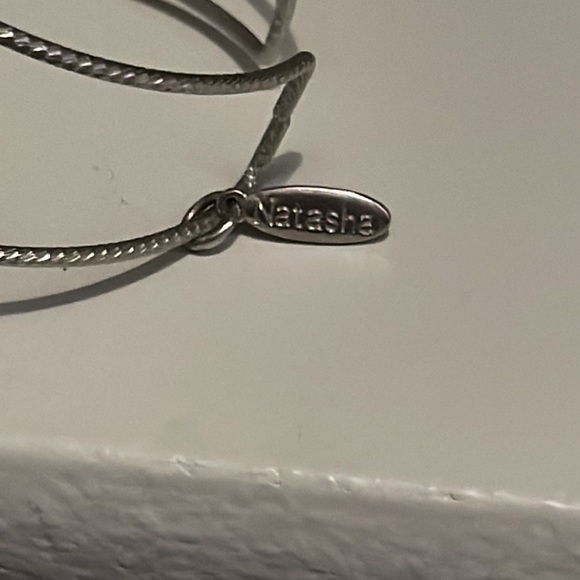 Open silver bracelet - Picture 3 of 3